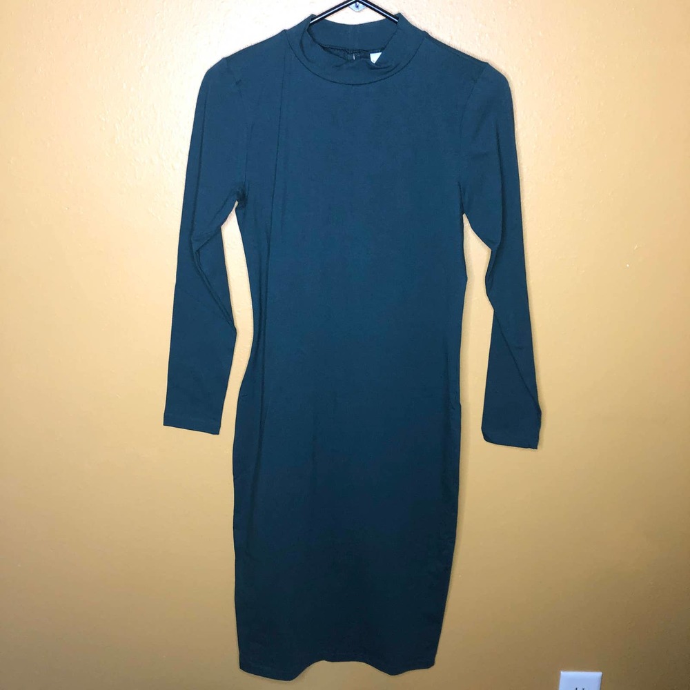 American Apparel Green Bodycon Dress, L
